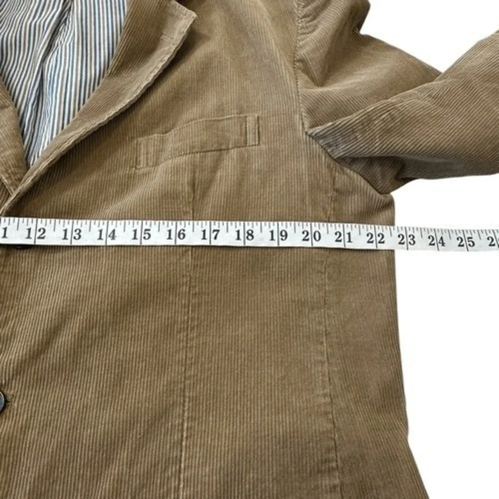 Dunnes Stores Mens Camel Ribbed Corduroy Academic Sports Blazer Coat, 42L